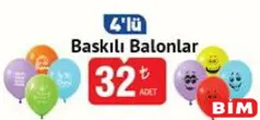 BASKILI BALONLAR 4'LÜ fiyat ve kampanya bilgisi